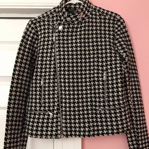 Ralph Lauren Women Jacket size P/M Hounds Tooth - Picture 1 of 10
